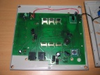 Top side of the console PCB.